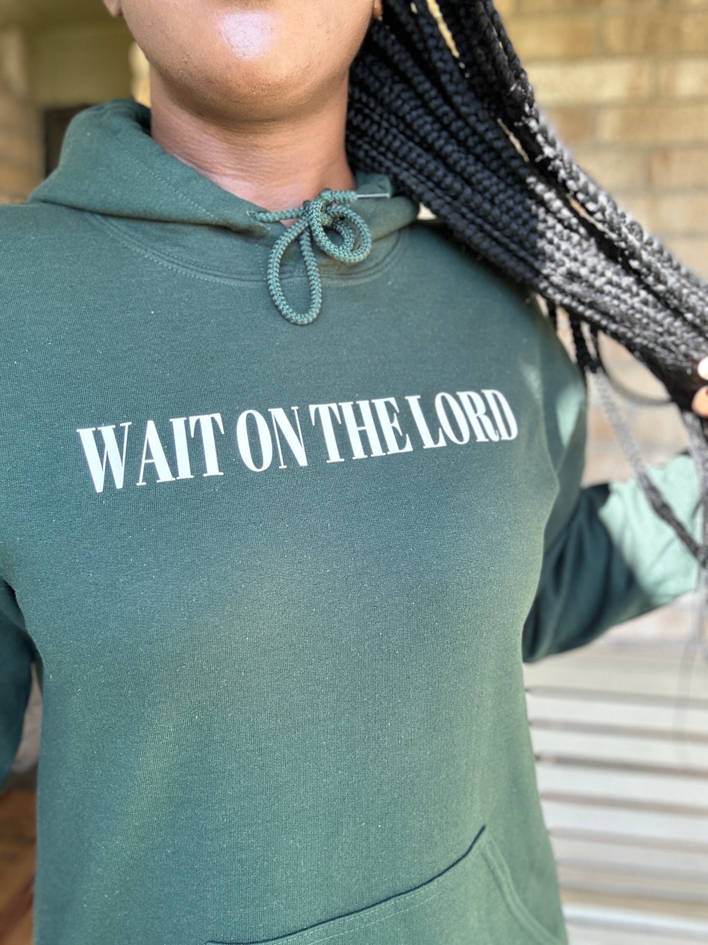 WAIT ON THE LORD HOODIE