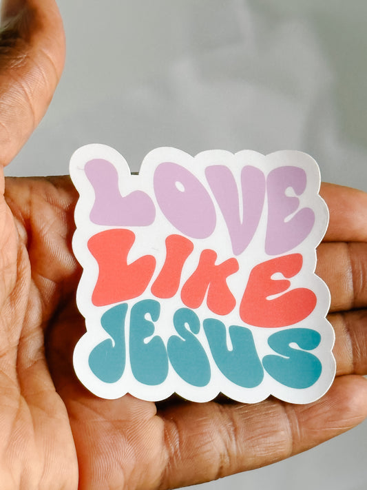 LOVE LIKE JESUS STICKER