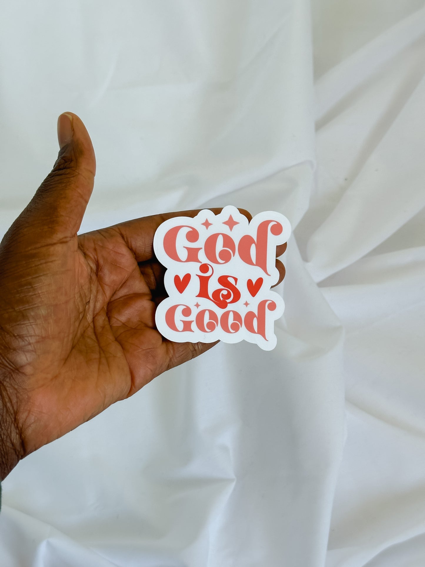 GOD IS GOOD STICKER