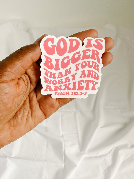 PSALM 147:5 STICKER